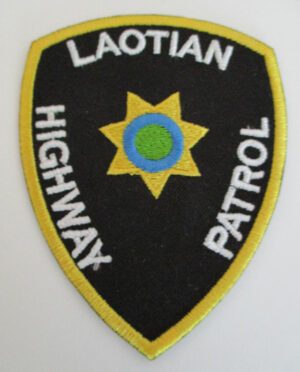 Laotian Highway Patrol Patch