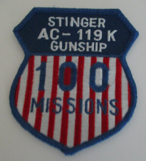 Stinger AC-119K 100 Missions Patch