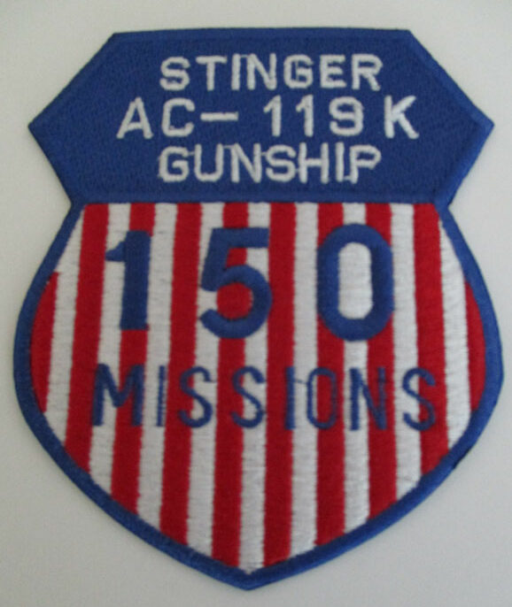 Stinger AC-119K Gunship 150 Missions Patch