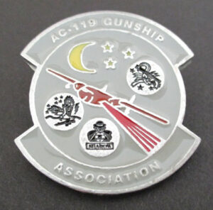 AC-119 Gunship Association Hat Pin
