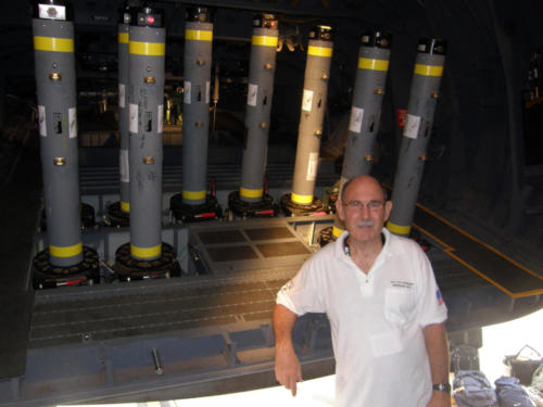 2013 San Antonio TX Reunion - Mike Krauss with Griffin Missiles from AC-130W